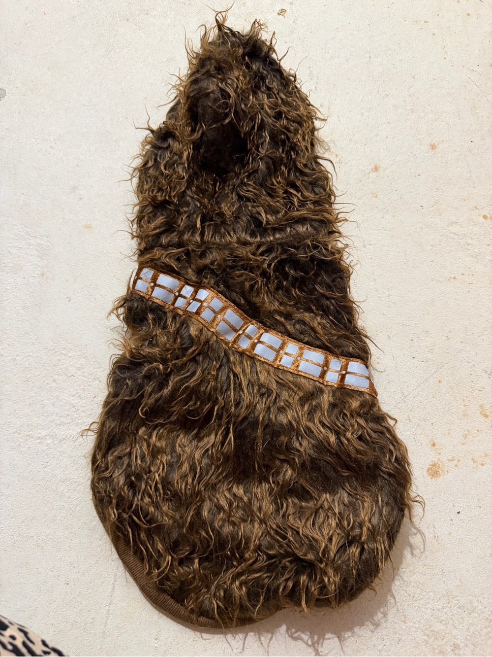 Star Wars Brown Furry Chewbacca dog costume